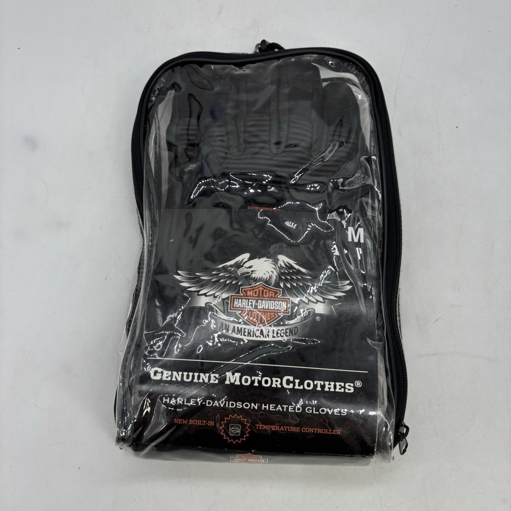 Harley Davidson Electric Heating Gloves Mens Medium NEW IN BAG